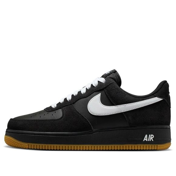 Size 17 Nike Air Force 1 \'07 LV8 Black White Gum Mens Athletic Shoes IB6388-001 main image 5
